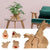 Brehn | Niedliche Tierfamilien-Ornament, Holz-Puzzle-Figur - 🎁Liebesgeschenk