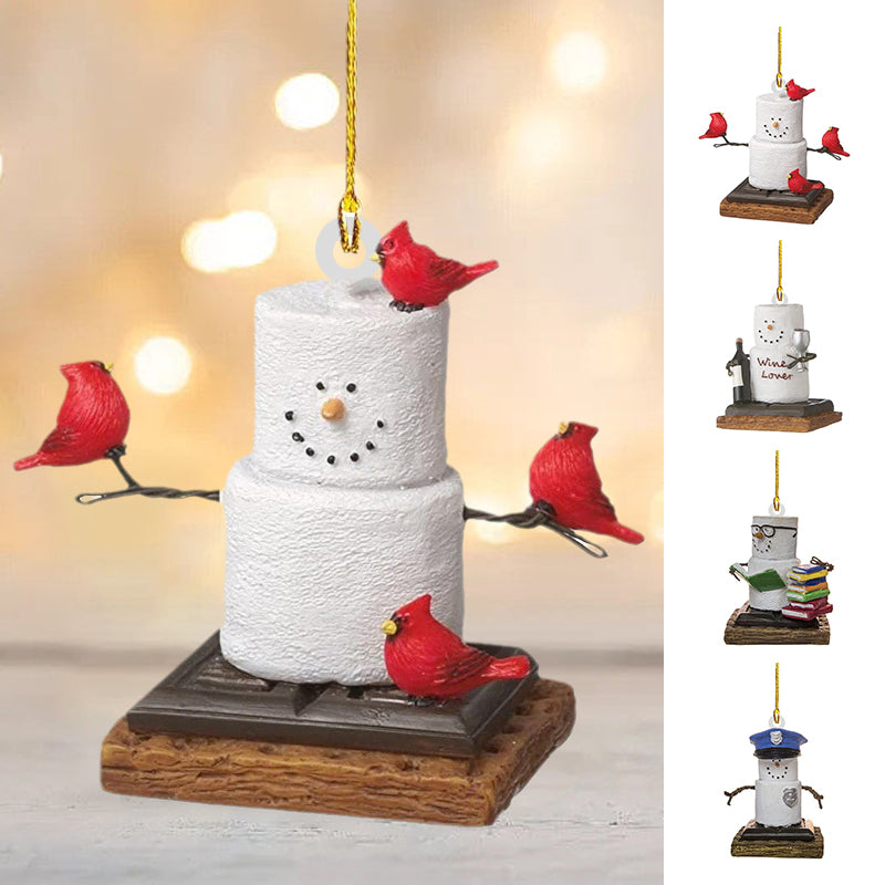 Brehn | Lustige Schneemann Weihnachtsbaum Anhänger