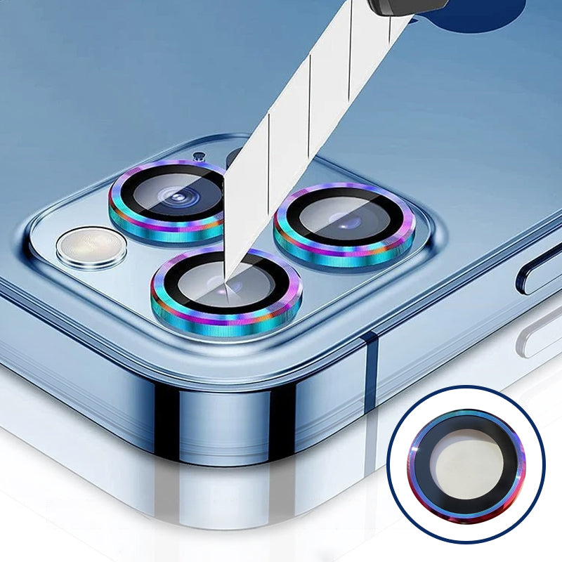 Brehn | Bunter Saphir-Objektivschutz für iPhone