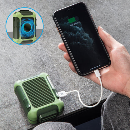 USB wiederaufladbarer tragbarer Taillenventilator | Brehn