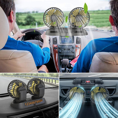 Doppellüfter für die Luftzirkulation im Auto | Brehn