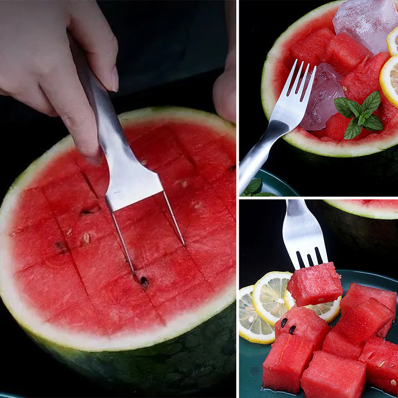 Wassermelonen-Schneider Gabel 2 in 1 | Brehn