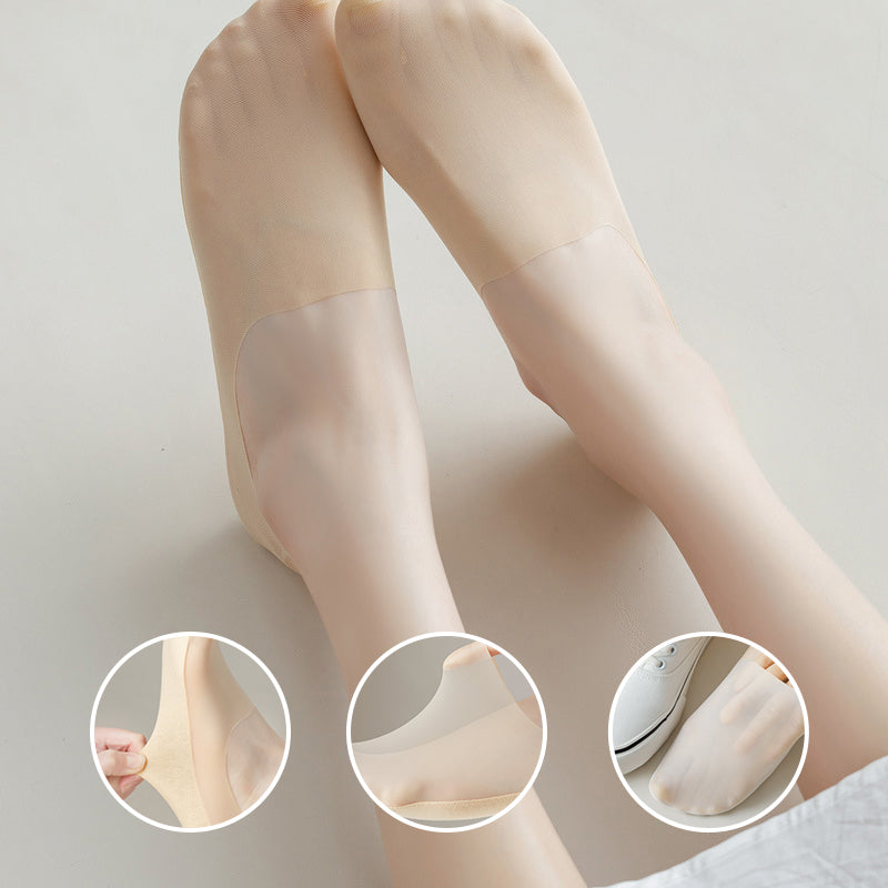 Atmungsaktive unsichtbare Eiskunstseide Socken | Brehn