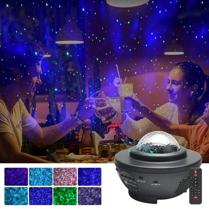 USB-Bluetooth-Musikstern-Projektionsleuchte | Brehn