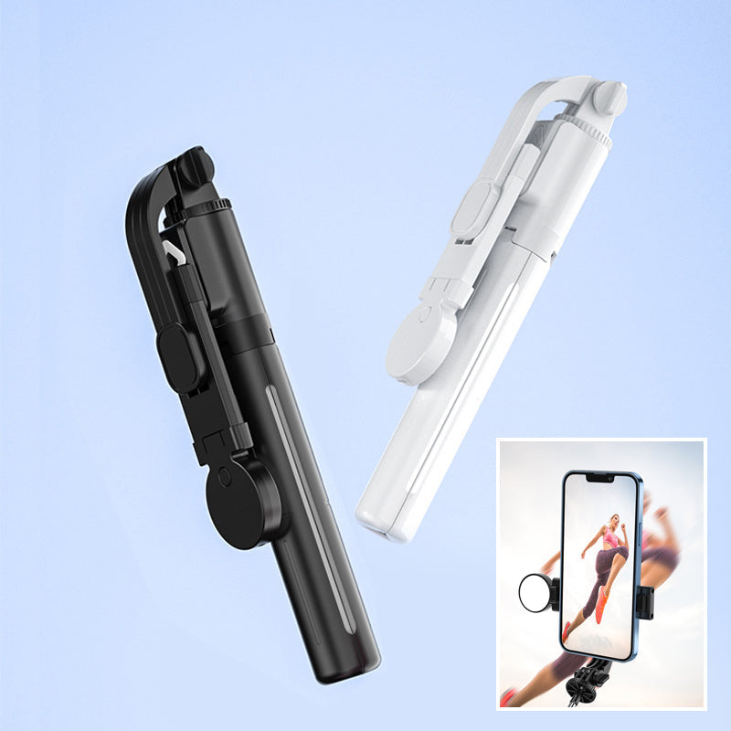 Selfie-Stick mit LED-Fülllicht | Brehn