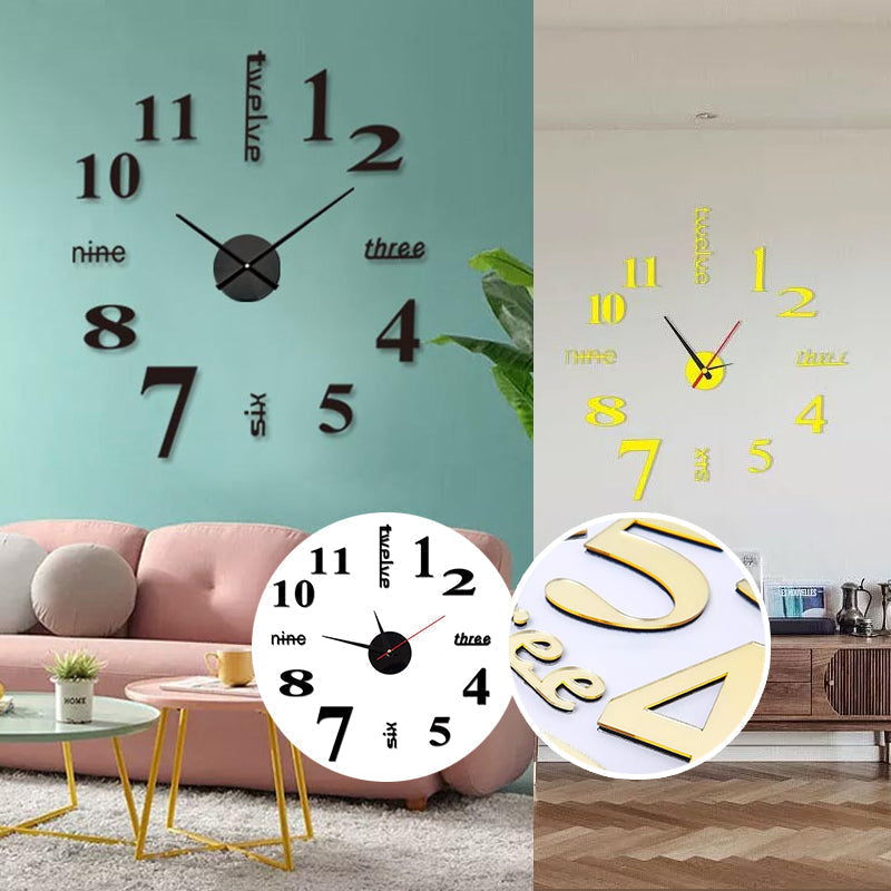 DIY Moderne Die-freie Wanduhr | Brehn
