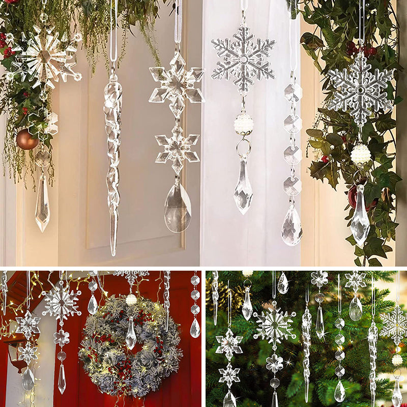 Kristall Weihnachtsschneeflockendekoration | Brehn