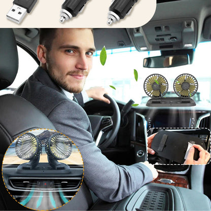 Doppellüfter für die Luftzirkulation im Auto | Brehn