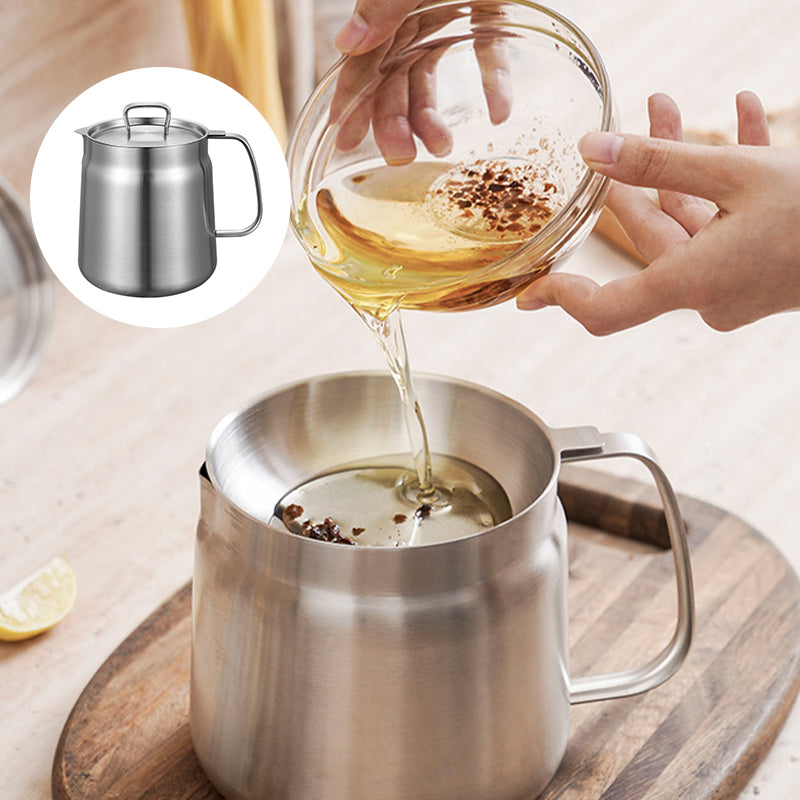 2-in-1 304 Edelstahl Multifunktionsölfiltertopf | Brehn