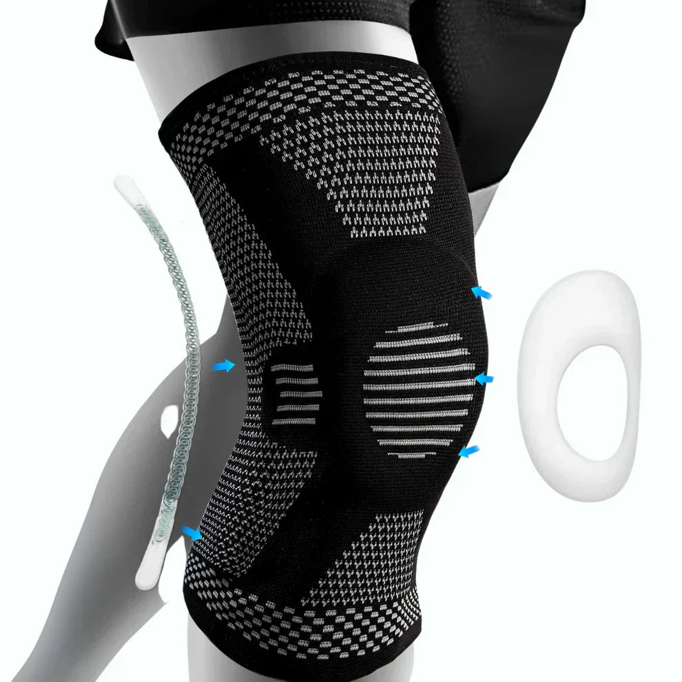 FlexiKnee Kompressionsbandage – Unterstützende Kniebandage bei Schmerzen, Schwellungen und Steifheit | Brehn