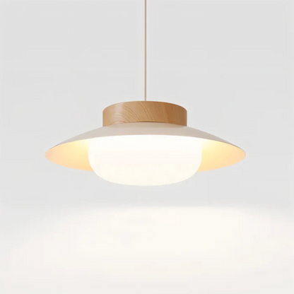 Brehn | Skandinavische Design Pendelleuchte für den Esstisch in Creme