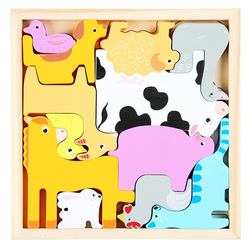 Brehn | Formenspaß – Holzpuzzle (2+1 GRATIS)