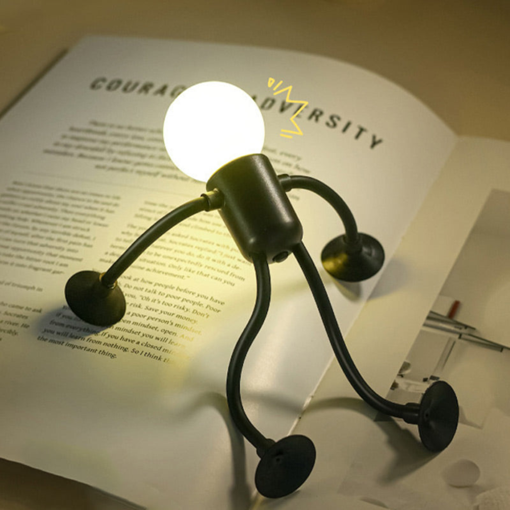 Vivolux | LumiFlex | LED Tischlampe Flexible Kreative Dekoration für Wohnzimmer und Kinderzimmer Energieeffizient Modern 4 Farben