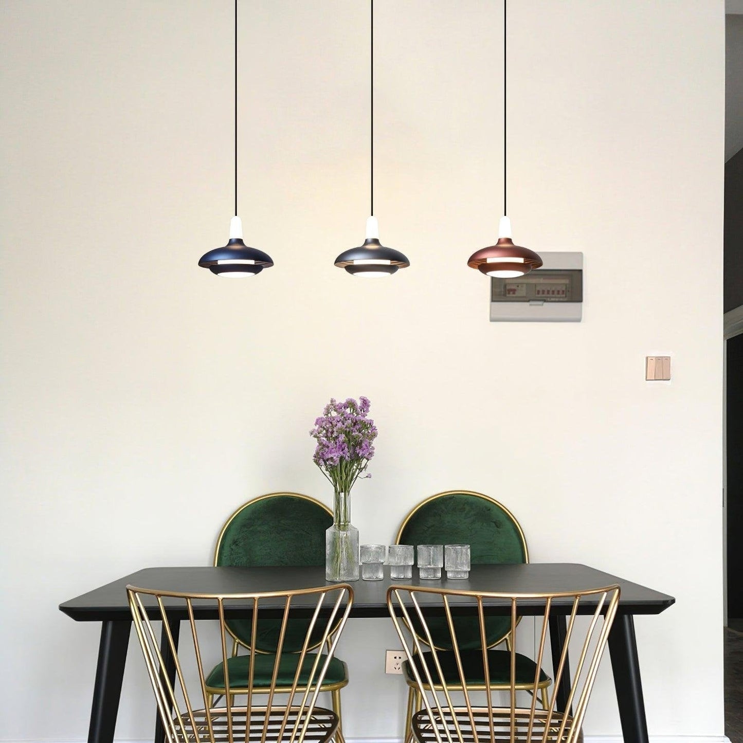 Brehn | SoleilTropical Lampe - Modern Minimalistische LED Pendelleuchte