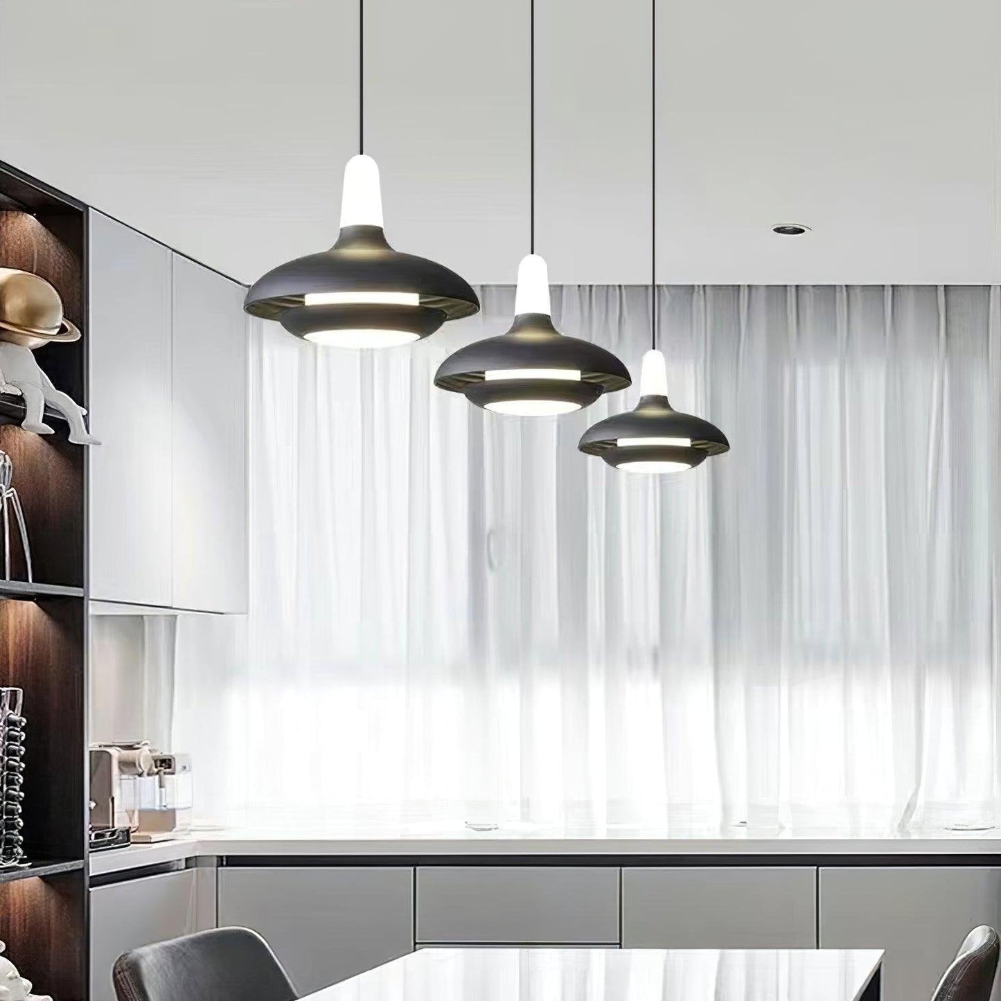 Brehn | SoleilTropical Lampe - Modern Minimalistische LED Pendelleuchte