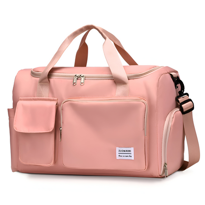 Wasserdichte Reisetasche mit Schuhfach – Leichte Wochenendtasche mit viel Stauraum