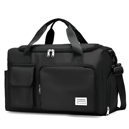 Wasserdichte Reisetasche mit Schuhfach – Leichte Wochenendtasche mit viel Stauraum