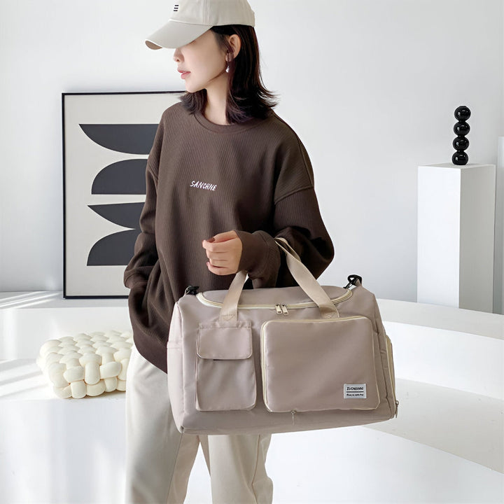 Wasserdichte Reisetasche mit Schuhfach – Leichte Wochenendtasche mit viel Stauraum | Brehn