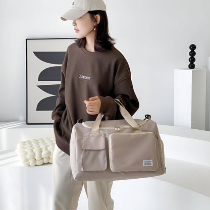 Wasserdichte Reisetasche mit Schuhfach – Leichte Wochenendtasche mit viel Stauraum