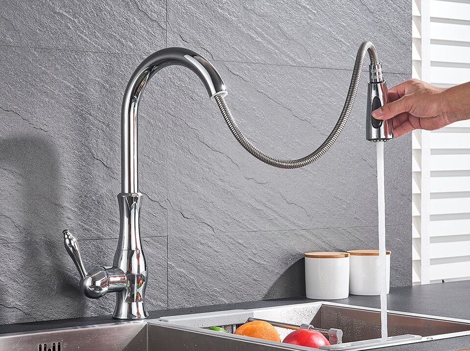 Brehn | SinkFlow ausziehbare Küchenarmaturen für moderne Küchen