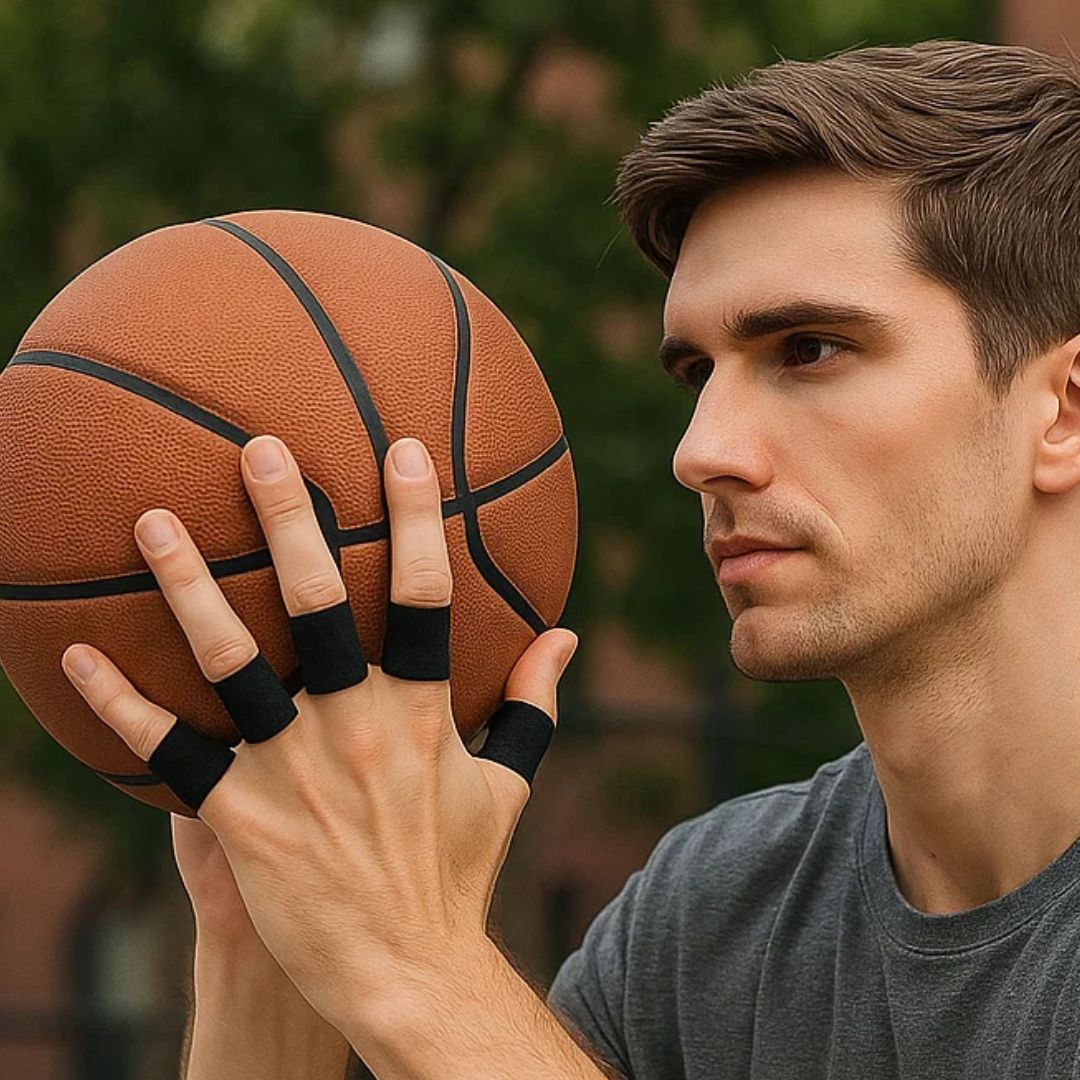 FlexiGuard | Finger Schutzärmel – Verletzungsprävention – Atmungsaktive, enganliegende Passform – Hält Wunden und Verbände an Ort und Stelle – Sport- und Alltagskomfort Brehn