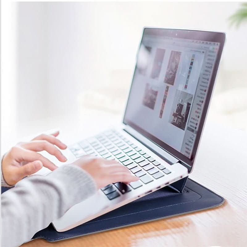 Wasserabweisende Laptoptasche mit Standfunktion und Stoßschutz