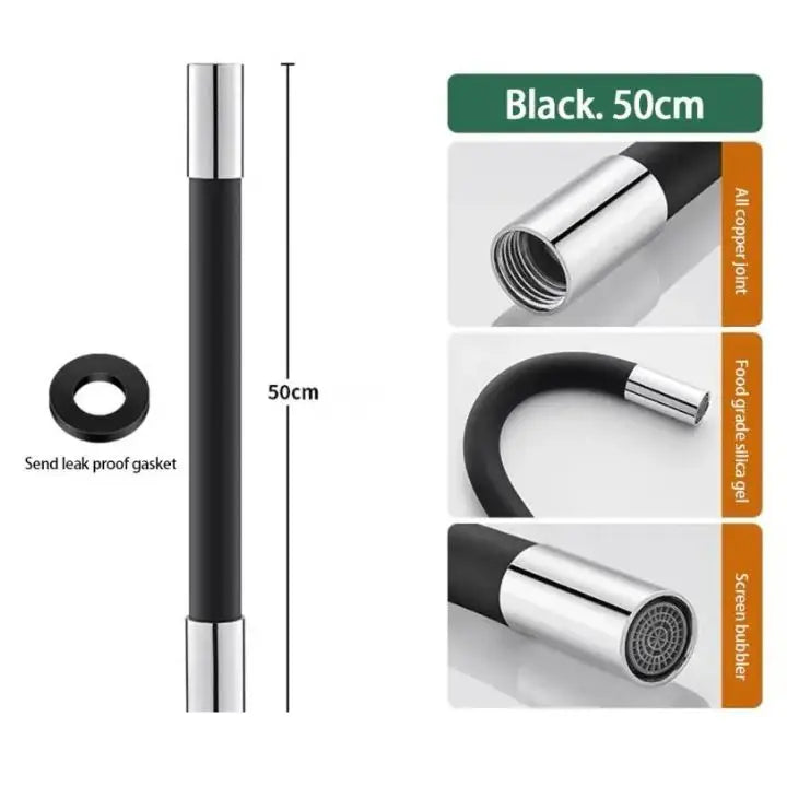 Flexibler Wasserhahnverlängerung – 50 cm 360° schwenkbar & wassersparend