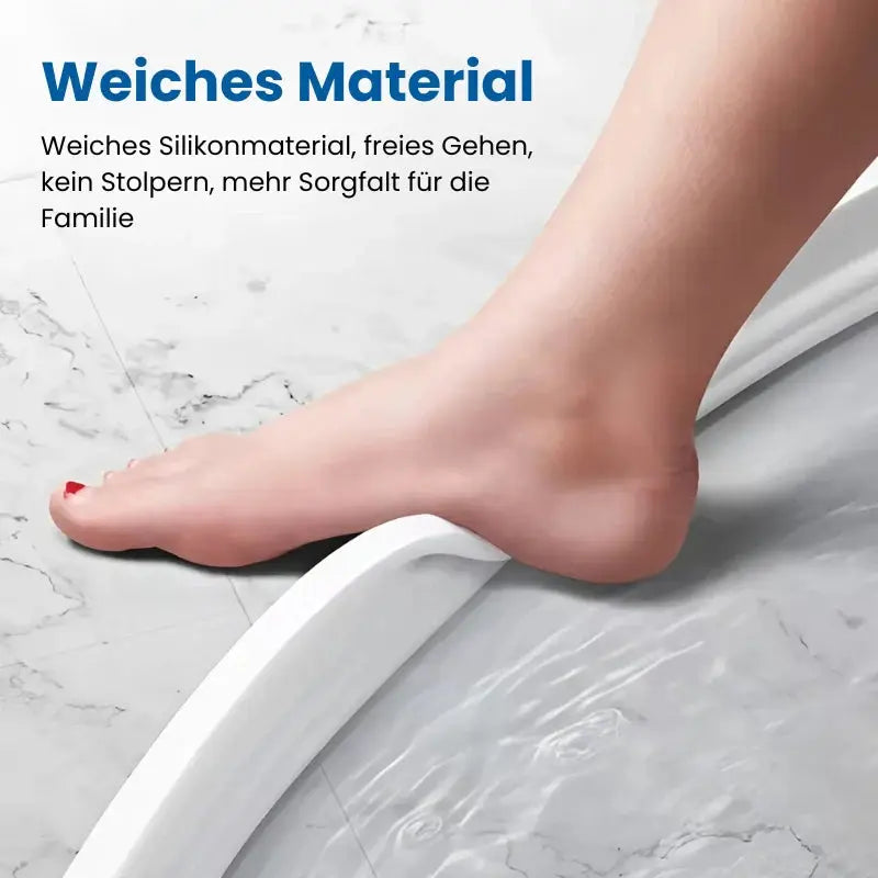 Flexibler Silikon Duschschutz