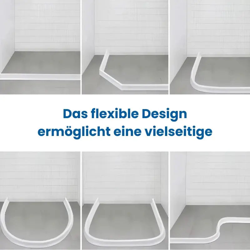Flexibler Silikon Duschschutz