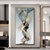 Fließende abstrakte goldene graue Wandkunst feine Kunst Leinwand Drucke Bilder für moderne Wohnung Wohnzimmer Foyer Büro Kunst Dekoration