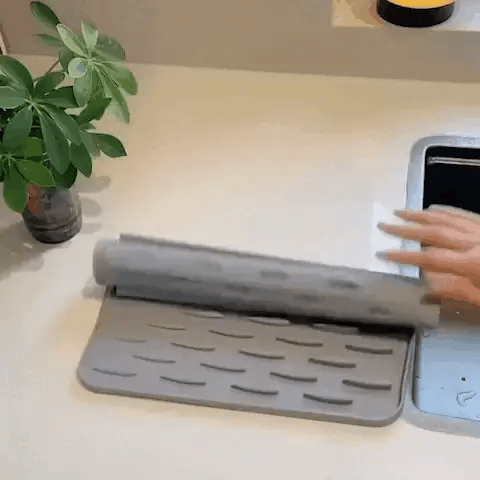 FlexiDry Silikon-Trocknungsunterlage – Hitzebeständig, Rutschfest & Platzsparendes Design | Brehn