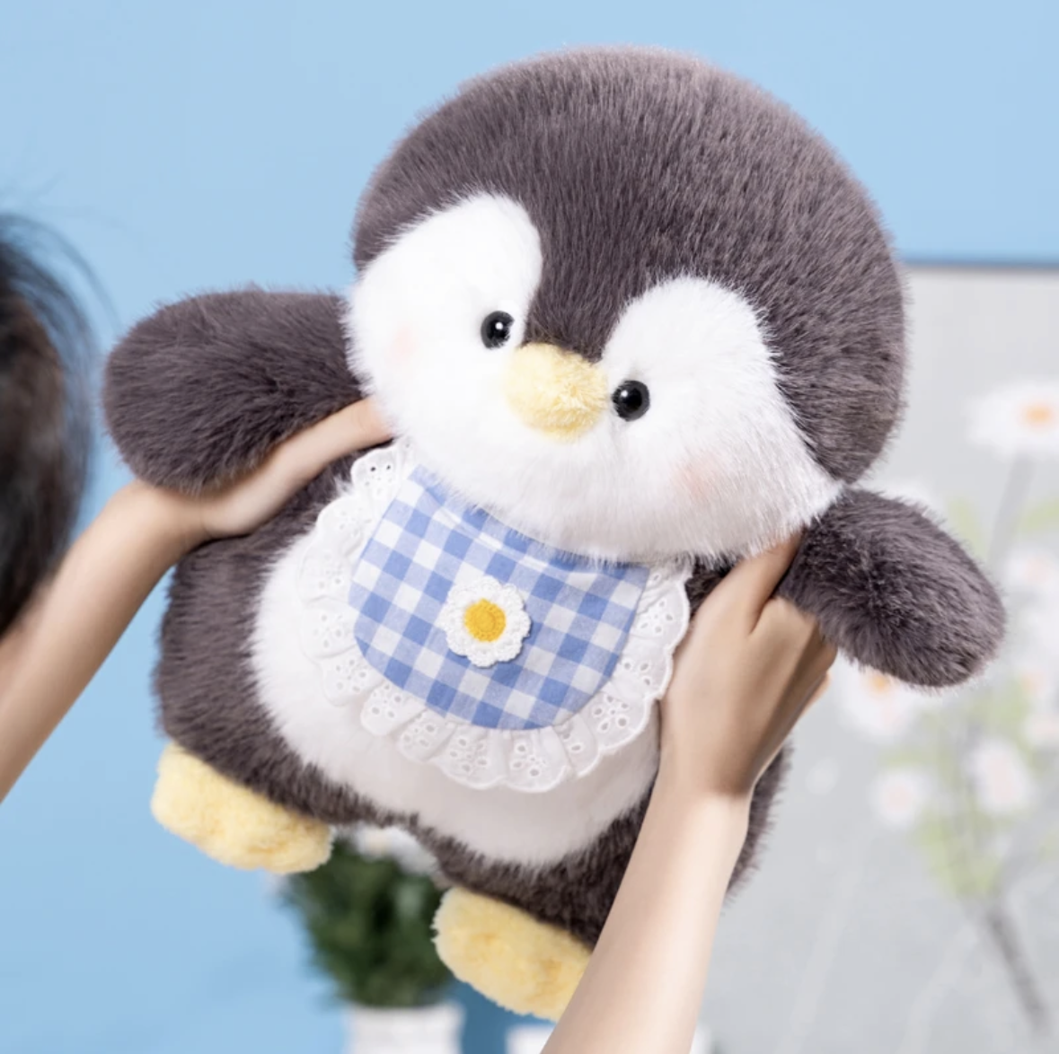 Brehn | Fluffy Kuscheliger Glücklicher Pinguin Plüsch