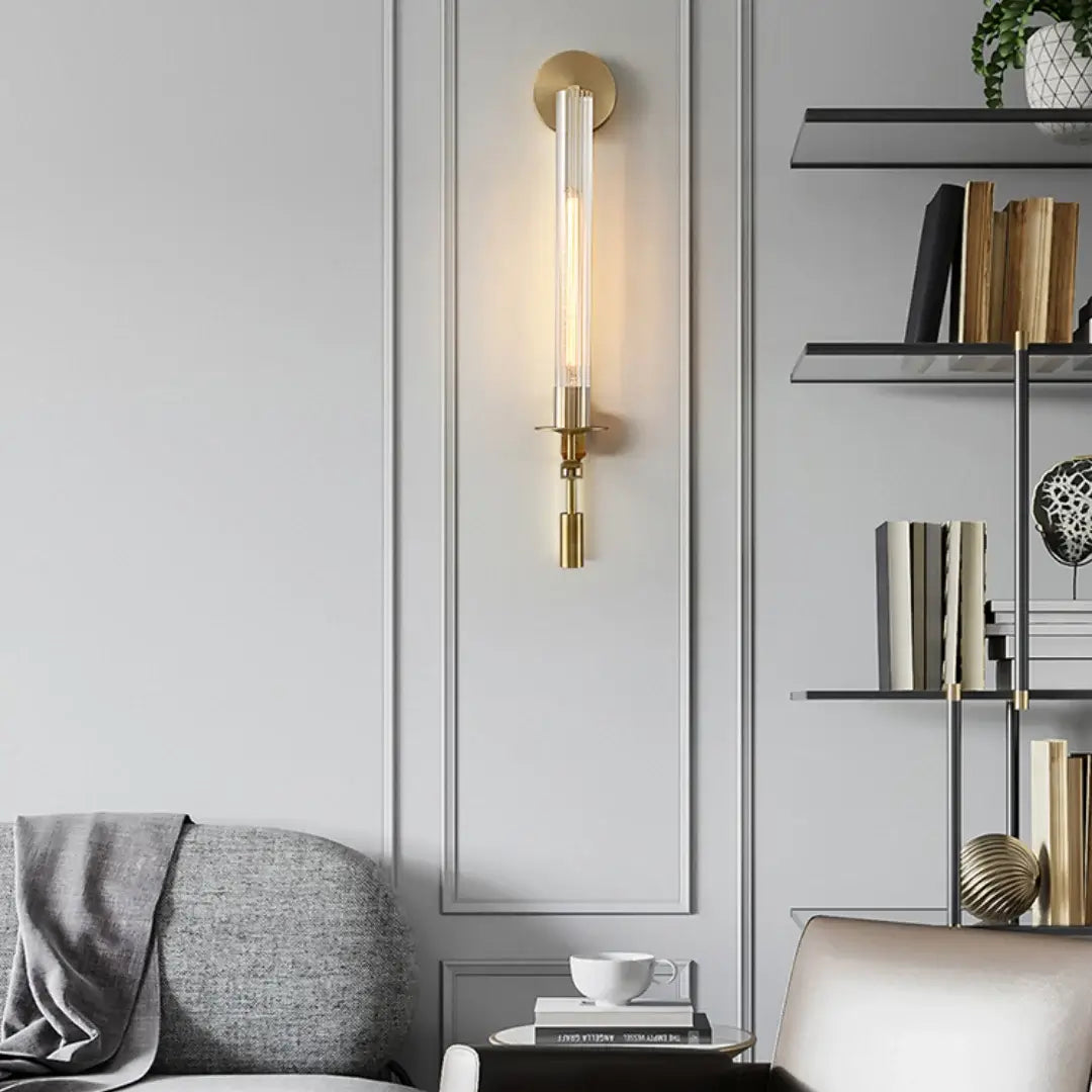 Brehn | Retro Glas Wandlampe