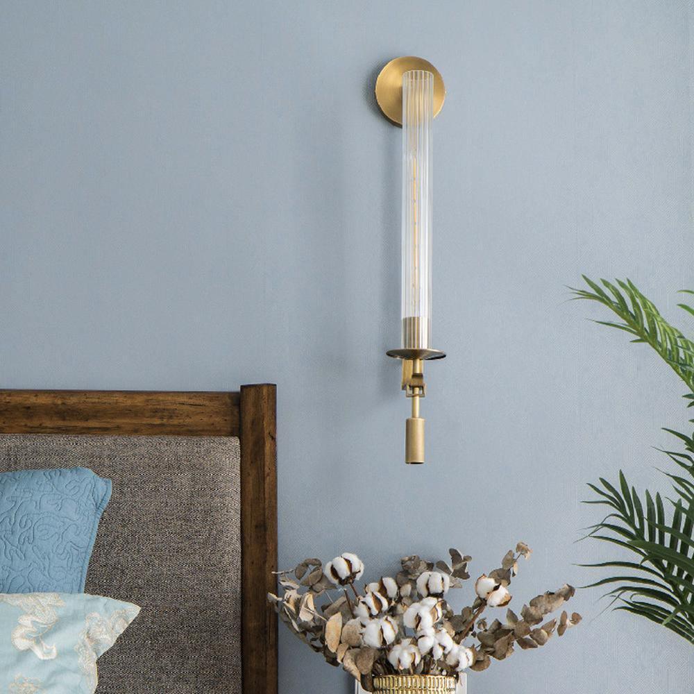 Brehn | Retro Glas Wandlampe