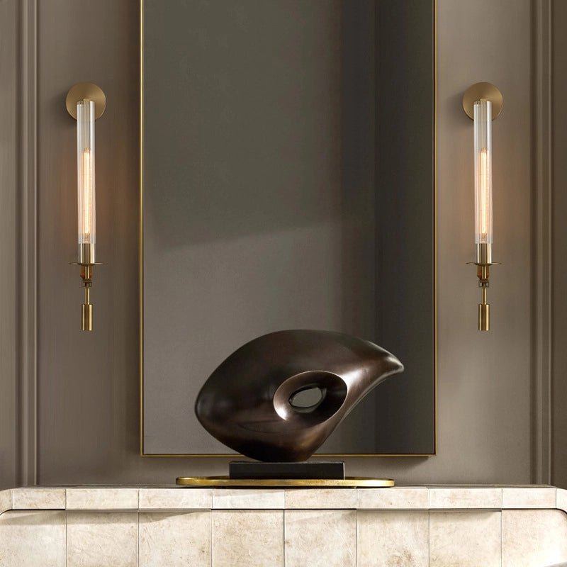 Brehn | Retro Glas Wandlampe