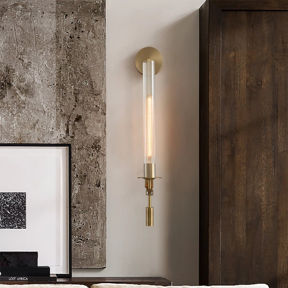Brehn | Retro Glas Wandlampe