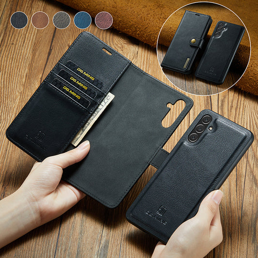 Brehn | 2 in 1 abnehmbare Flip-Ledertasche für Samsung Galaxy
