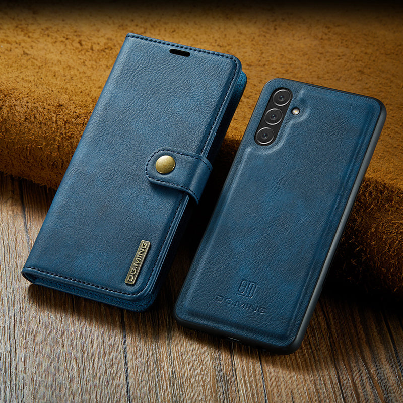 Brehn | 2 in 1 abnehmbare Flip-Ledertasche für Samsung Galaxy
