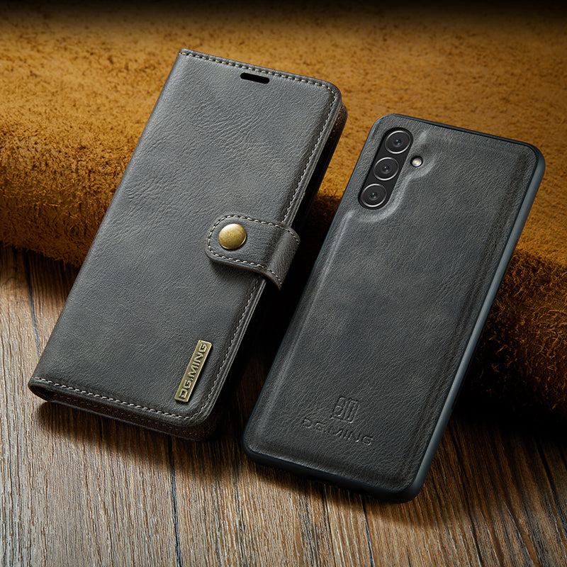 Brehn | 2 in 1 abnehmbare Flip-Ledertasche für Samsung Galaxy