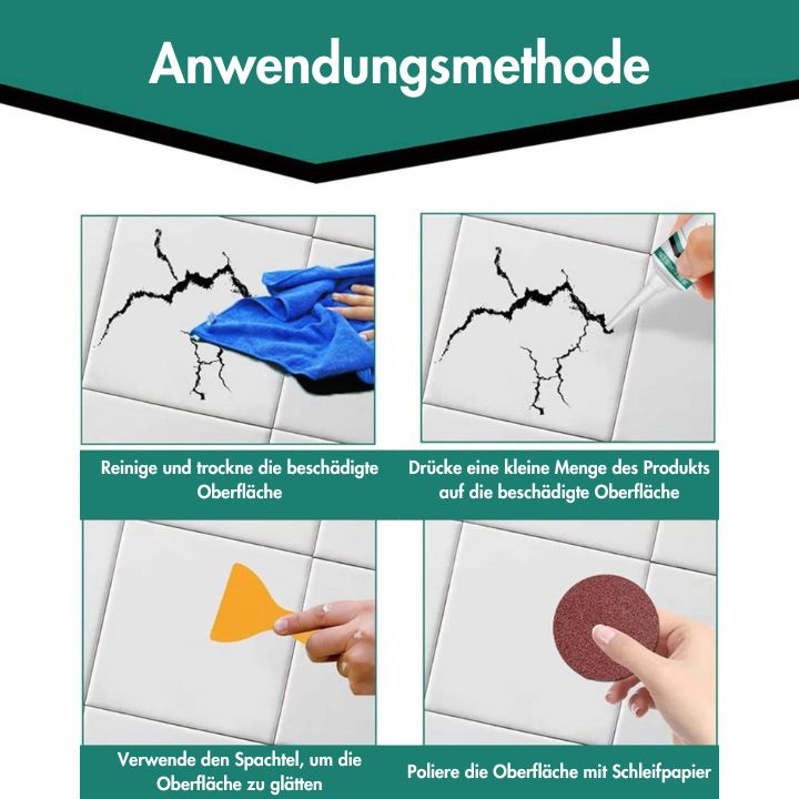 Schnell Trocknende Keramik-Reparaturpaste | Brehn