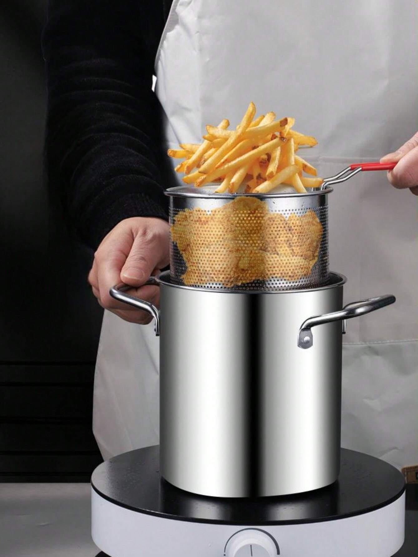 Frituurpan für knusprige Snacks mit weniger Öl | Brehn