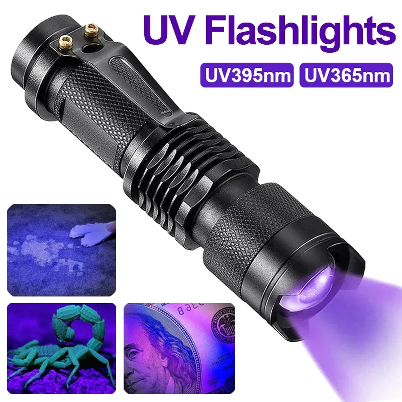 LED UV Flashlight - Ultraviolet Inspection Lamp for Pet Urine and Stain Detection