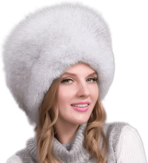 Glaciera Lux Wintermütze | Echtpelzmütze mit Ohrenschützern | Elegante und warme Luxusmütze für Damen