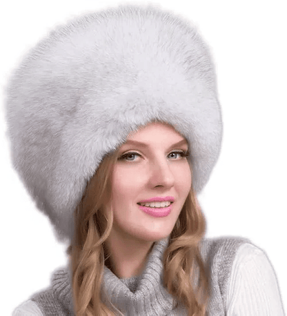Glaciera Lux Wintermütze | Echtpelzmütze mit Ohrenschützern | Elegante und warme Luxusmütze für Damen