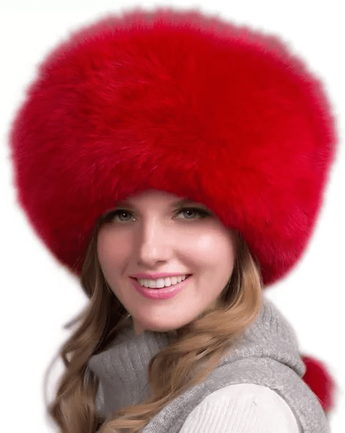 Glaciera Lux Wintermütze | Echtpelzmütze mit Ohrenschützern | Elegante und warme Luxusmütze für Damen
