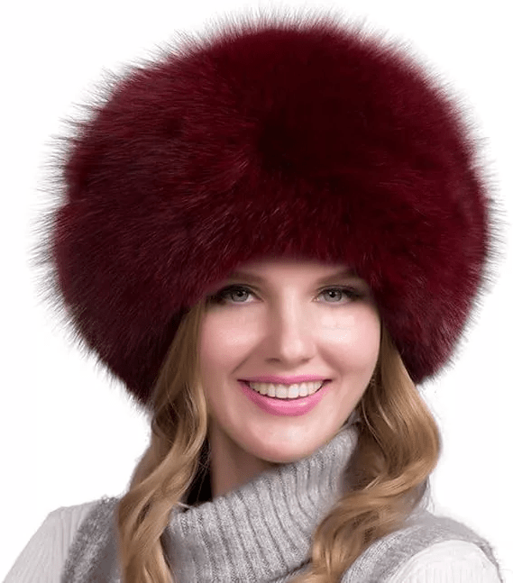 Glaciera Lux Wintermütze | Echtpelzmütze mit Ohrenschützern | Elegante und warme Luxusmütze für Damen