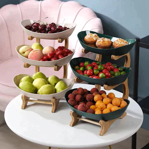 FruitStack | Kreative Obstschale mit 3 Ebenen