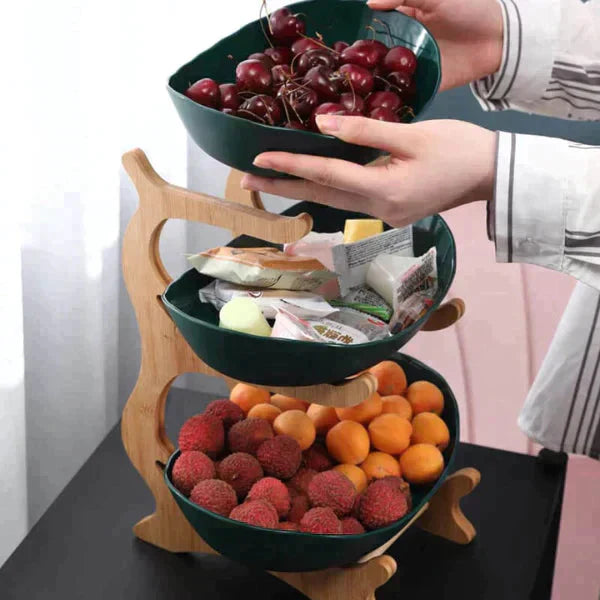 FruitStack | Kreative Obstschale mit 3 Ebenen