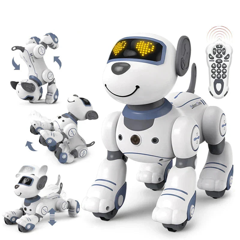 Brehn | Intelligenter Roboterhund | Sprachsteuerung & Berührungssensor | Programmierbarer Stunt-Hund | Interaktives MINT-Spielzeug mit Musik & Tanz | Ab 3 Jahren