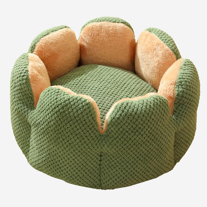 Kaktusform bequemes Haustierbett weicher Korallvelours-Design | Brehn